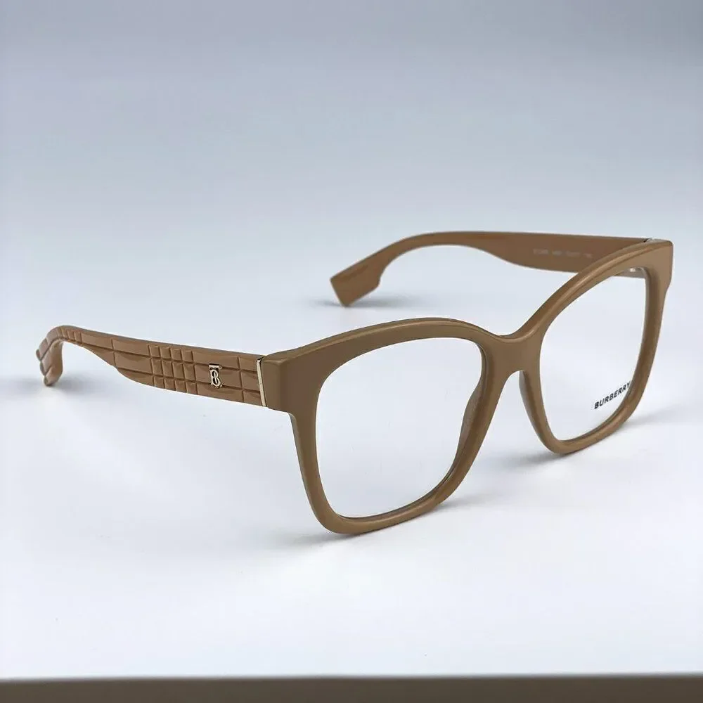 SALE! NEW Burberry BE2363 3990 Beige Square Women Eyeglasses